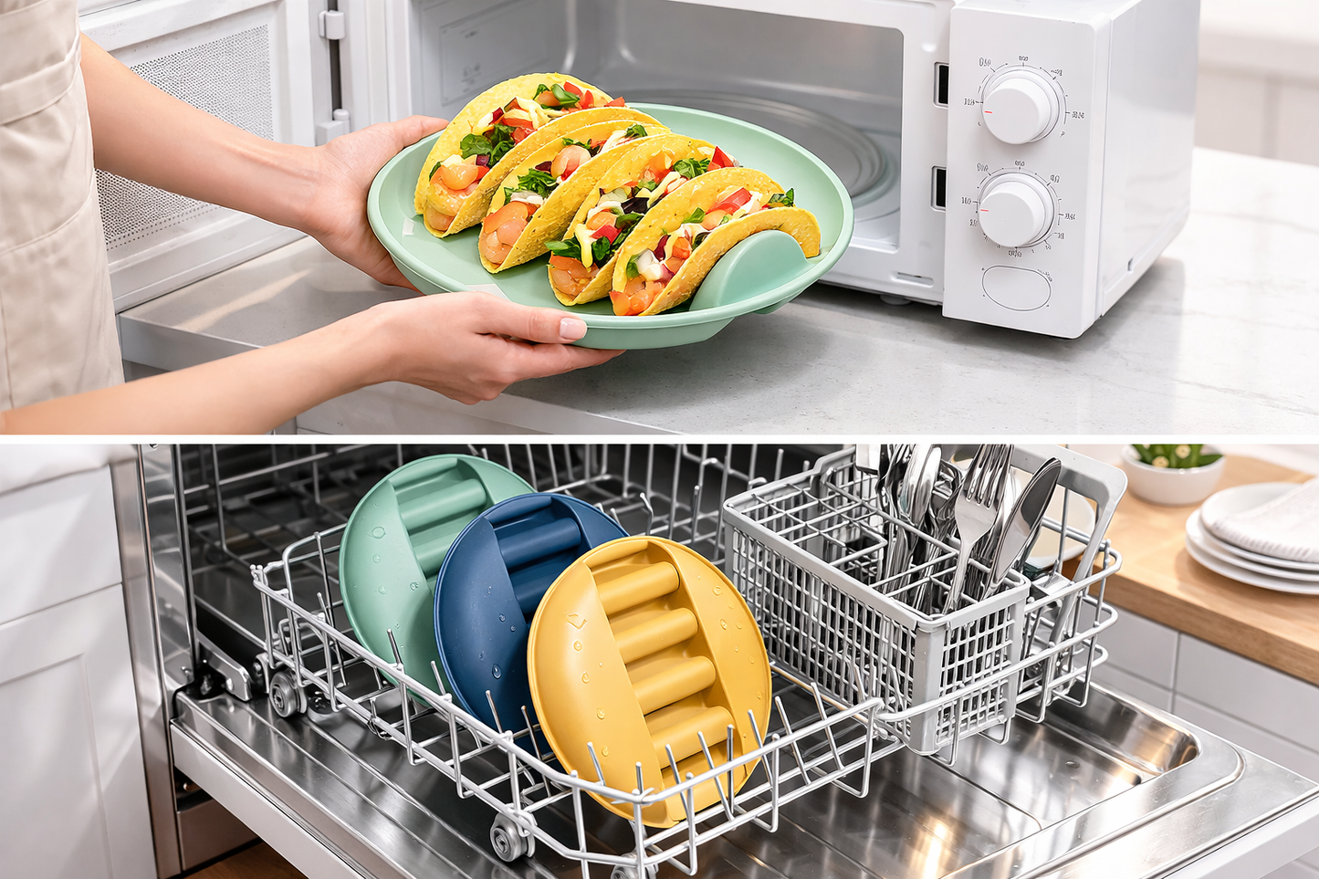Silicone anti slip tray