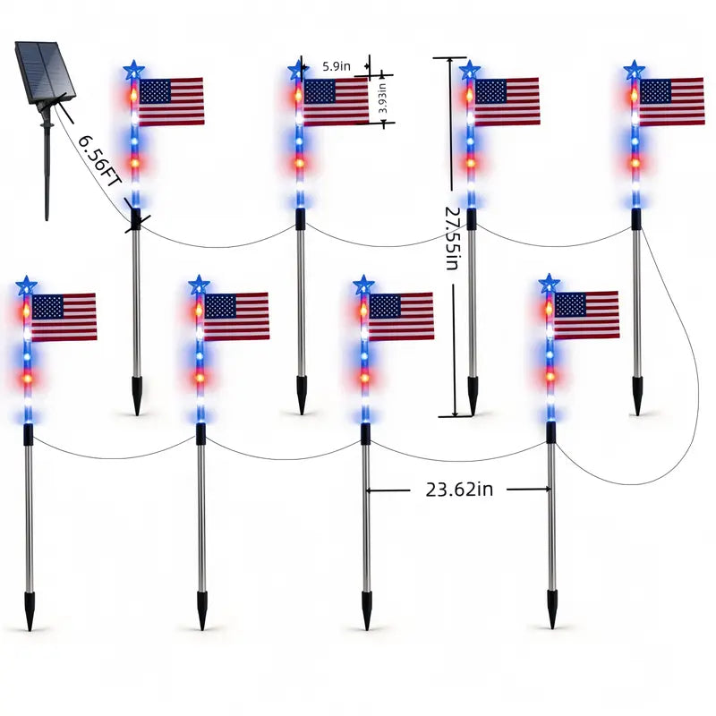 ✨ Turn Your Backyard Into a Patriotic Light Show — Shop Before It’s Gone