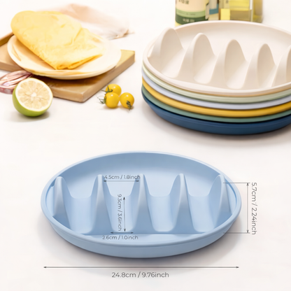 Silicone anti slip tray