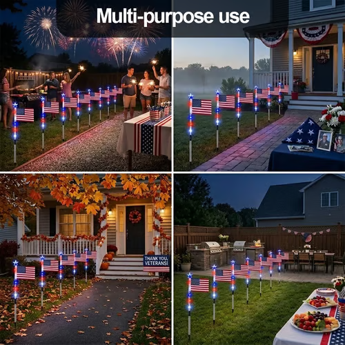 ✨ Turn Your Backyard Into a Patriotic Light Show — Shop Before It’s Gone