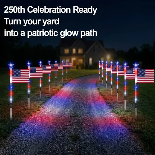 ✨ Turn Your Backyard Into a Patriotic Light Show — Shop Before It’s Gone