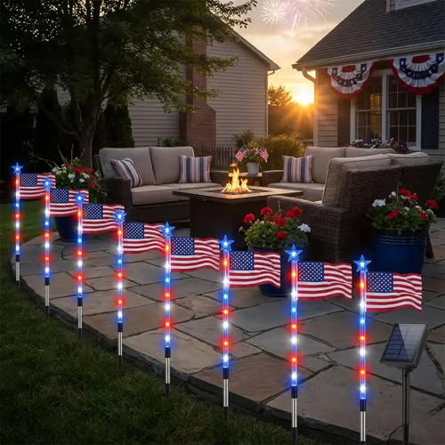 ✨ Turn Your Backyard Into a Patriotic Light Show — Shop Before It’s Gone