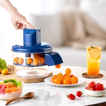 Electric Grape, Garlic & Cherry Tomato Peeler | Rechargeable Hands-Free Skin Remover for Small Fruits & Veggies