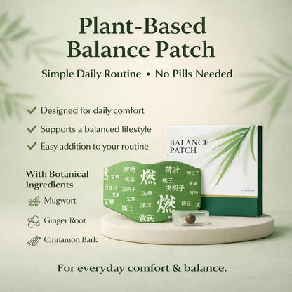 Natural Plant‑Based Patch That Targets Belly Puffiness!