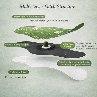 Natural Plant‑Based Patch That Targets Belly Puffiness!