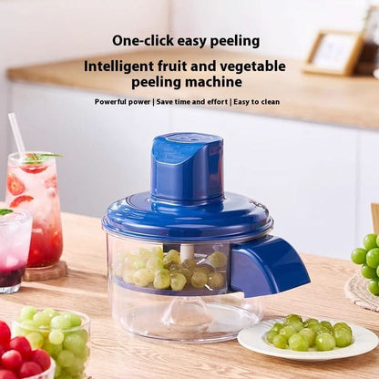 Electric Grape, Garlic & Cherry Tomato Peeler | Rechargeable Hands-Free Skin Remover for Small Fruits & Veggies