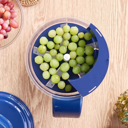 Electric Grape, Garlic & Cherry Tomato Peeler | Rechargeable Hands-Free Skin Remover for Small Fruits & Veggies